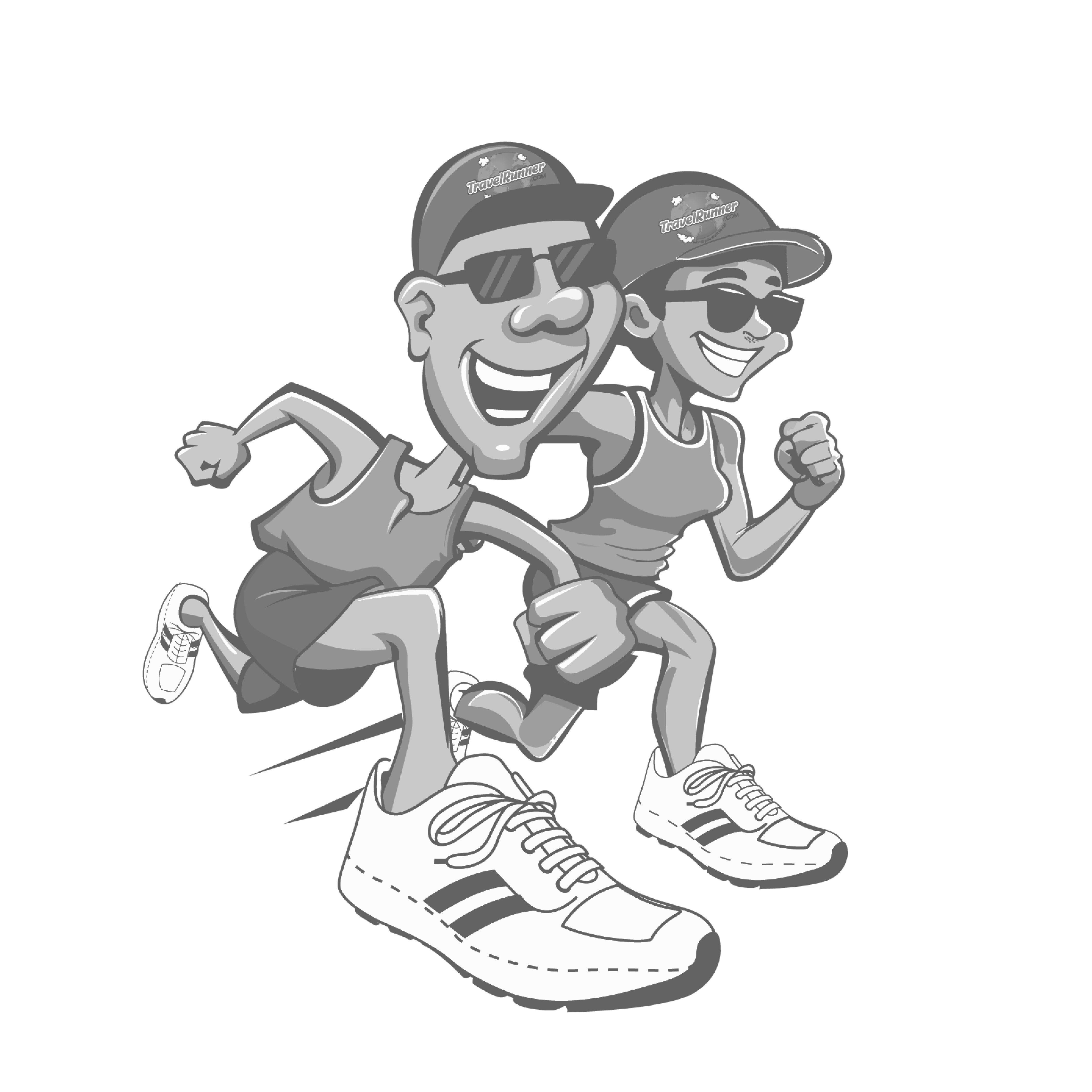 Travel Runner decorative element